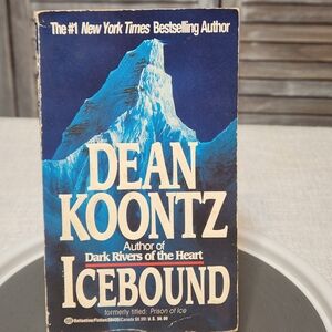 🖤 Dean Koontz Icebound Paperback Book Formerly Titled Prison of Ice
